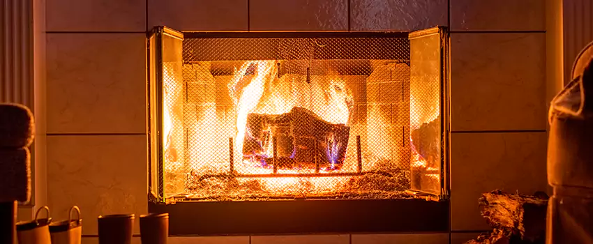 Mendota Hearth Landscape Fireplace Installation in Inglewood-Finn Hill, Washington